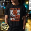 Alt Text: Cincinnati Bengals Route 66 Centennial T-Shirt celebrating 100th Anniversary 1926-2026 and America's 250th Anniversary.