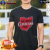 Alt Text: Nice Cleveland Guardians I'M From Cleveland Too Map T-Shirt featuring Cleveland map design and team logo.