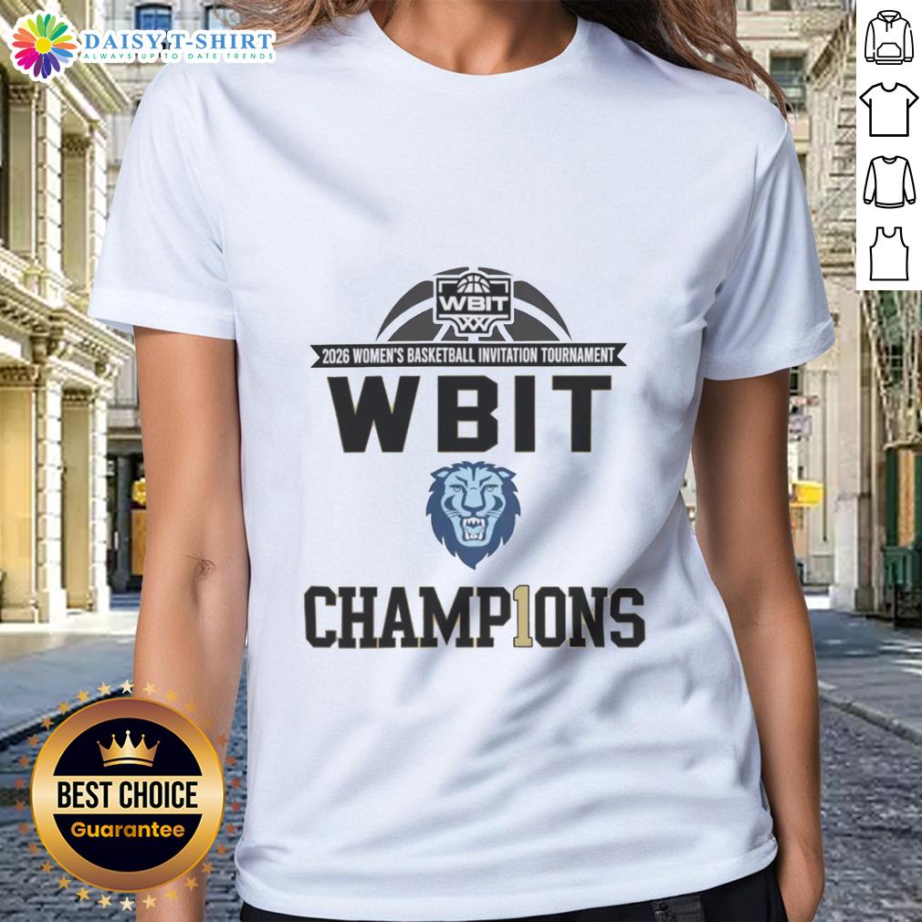 Nice Columbia Lions Division I Women'S Bit Champions Ladies Tee Alt Text: Columbia Lions Division I Women's Bit Champions ladies tee, featuring vibrant team colors and a stylish design.