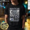 Nice Dallas Cowboys Route 66 Centennial 100th Anniversary T-Shirt celebrating 1926-2026 and America's 250th Anniversary.