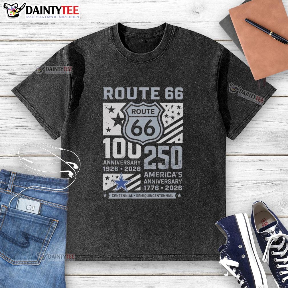 nice-dallas-cowboys-route-66-centennial-100th-anniversary-1926-2026-250th-america-anniversary-washed-t-shirt Nice Dallas Cowboys Route 66 Centennial 100th Anniversary 1926-2026 washed t-shirt featuring vintage design elements.