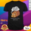 Nice Existential Bread Kawaii Bread Pun T-Shirt featuring cute cartoon bread with a playful expression and witty text.