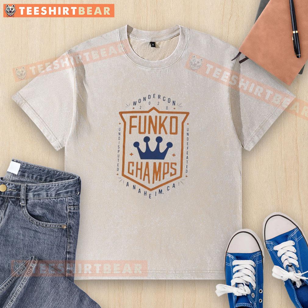 nice-funko-champs-wondercon-anaheim-undefeated-washed-t-shirt Nice Funko Champs WonderCon Anaheim Undefeated washed t-shirt featuring vibrant graphics and a comfortable fit.