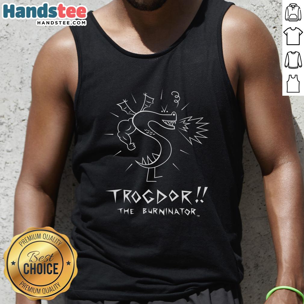 nice-homestar-runner-classic-trogdor-tank-top Nice Homestar Runner classic Trogdor tank top featuring vibrant graphics and a comfortable fit for casual wear.