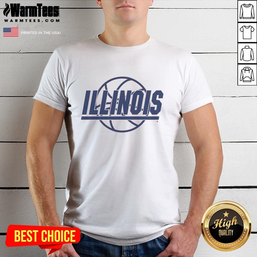 nice-illinois-basketball-retro-logo-t-shirt-2 Retro Nice Illinois Basketball logo T-shirt featuring vintage design and vibrant colors, perfect for sports enthusiasts.