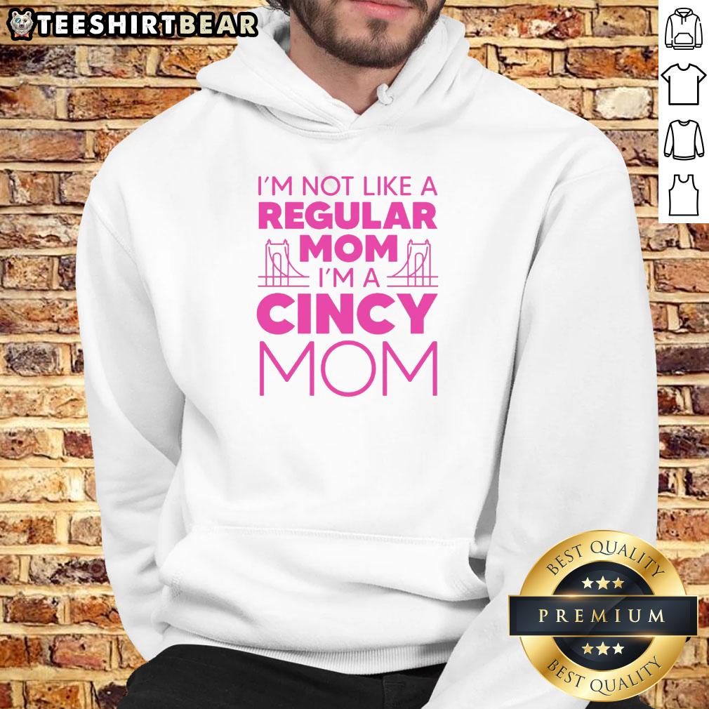 nice-im-not-like-a-regular-mom-hoodie Stylish 'Nice, I'm Not Like a Regular Mom' hoodie in soft fabric, perfect for trendy moms who embrace their unique style.