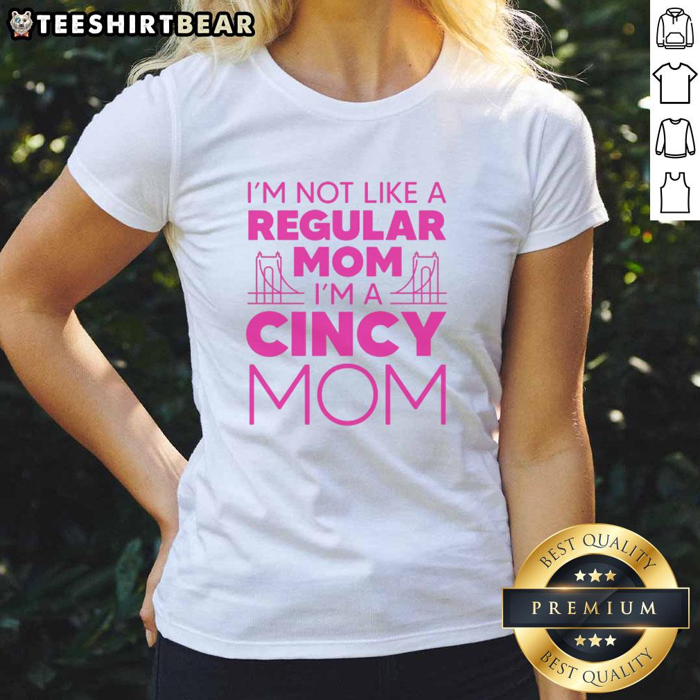nice-im-not-like-a-regular-mom-ladies-tee Nice I'm Not Like A Regular Mom Ladies Tee featuring a fun graphic design perfect for stylish moms.