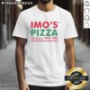 Vintage Nice Imo's Pizza 60th St Louis MO 1964 T-Shirt featuring classic design and retro branding for pizza lovers.