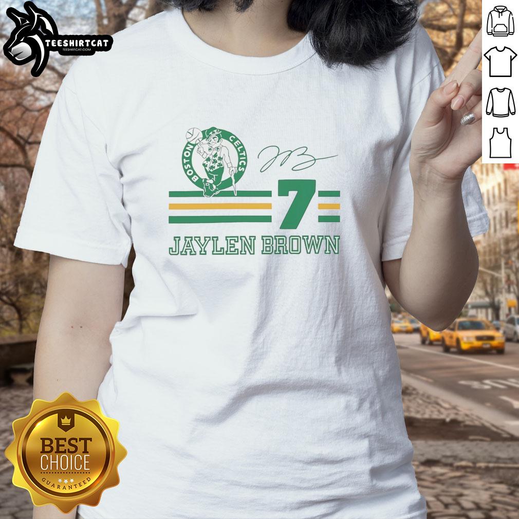 nice-jaylen-brown-boston-celtics-signature-name-and-number-ladies-tee Jaylen Brown Boston Celtics signature ladies tee featuring his name and number in stylish design.