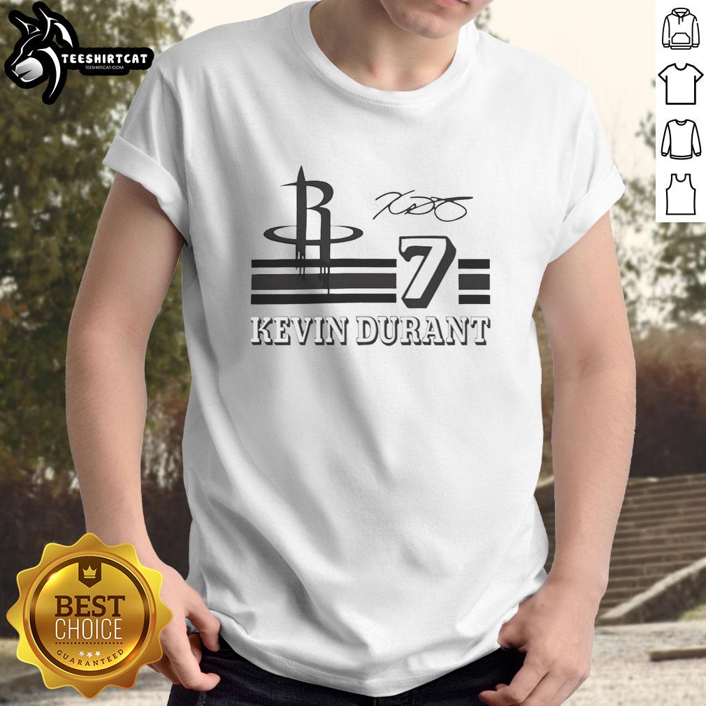 nice-kevin-durant-houston-rockets-signature-name-and-number-t-shirt Alt Text: Kevin Durant Houston Rockets signature name and number T-shirt featuring bold graphics and vibrant team colors.