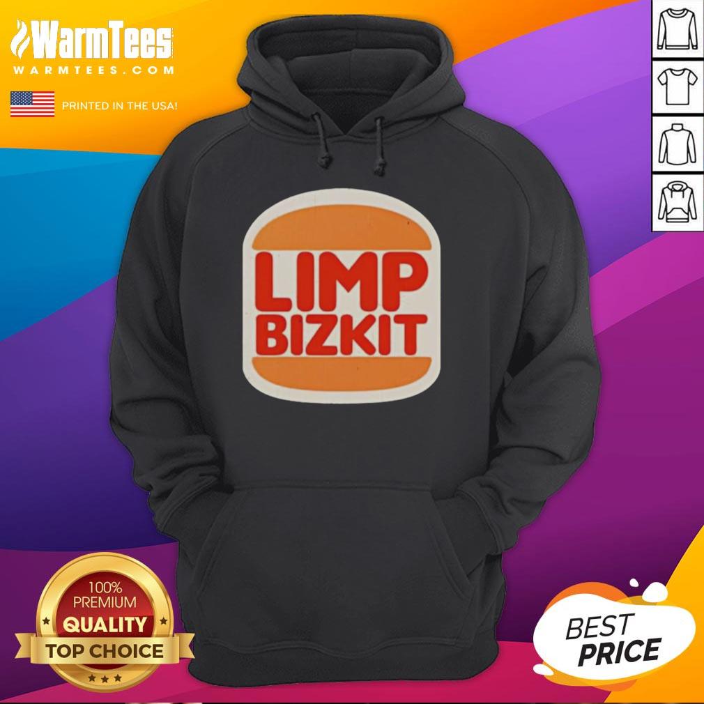 nice-limp-bizkit-burger-king-parody-logo-hoodie Alt Text: Nice Limp Bizkit Burger King parody logo hoodie featuring bold graphics and vibrant colors for fans of unique fashion.