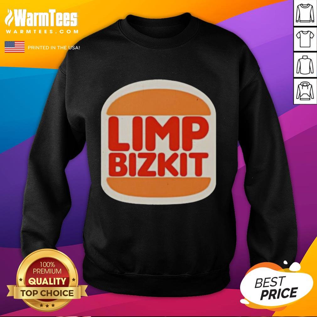 nice-limp-bizkit-burger-king-parody-logo-sweatshirt Nice Limp Bizkit Burger King parody logo sweatshirt featuring bold graphics and a unique design for fans.