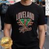 Nice Loveland Tigers retro gridiron t-shirt featuring vintage design and team colors, perfect for sports fans.