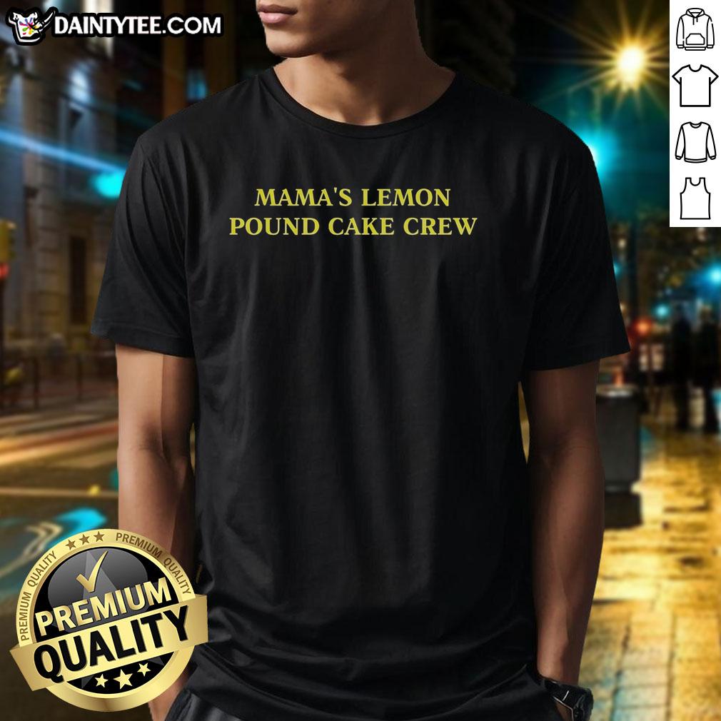 nice-mamas-lemon-pound-cake-crew-t-shirt-1 Alt Text: Stylish Nice Mama's Lemon Pound Cake Crew T-Shirt featuring a vibrant lemon graphic and comfortable fit for casual wear.