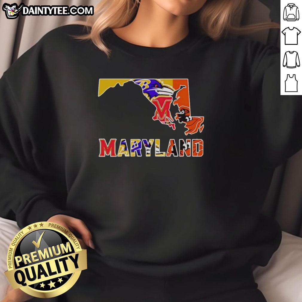 nice-maryland-sports-teams-graphic-transfer-state-sweatshirt Nice Maryland sports teams graphic on a cozy State sweatshirt, perfect for fans celebrating local pride.