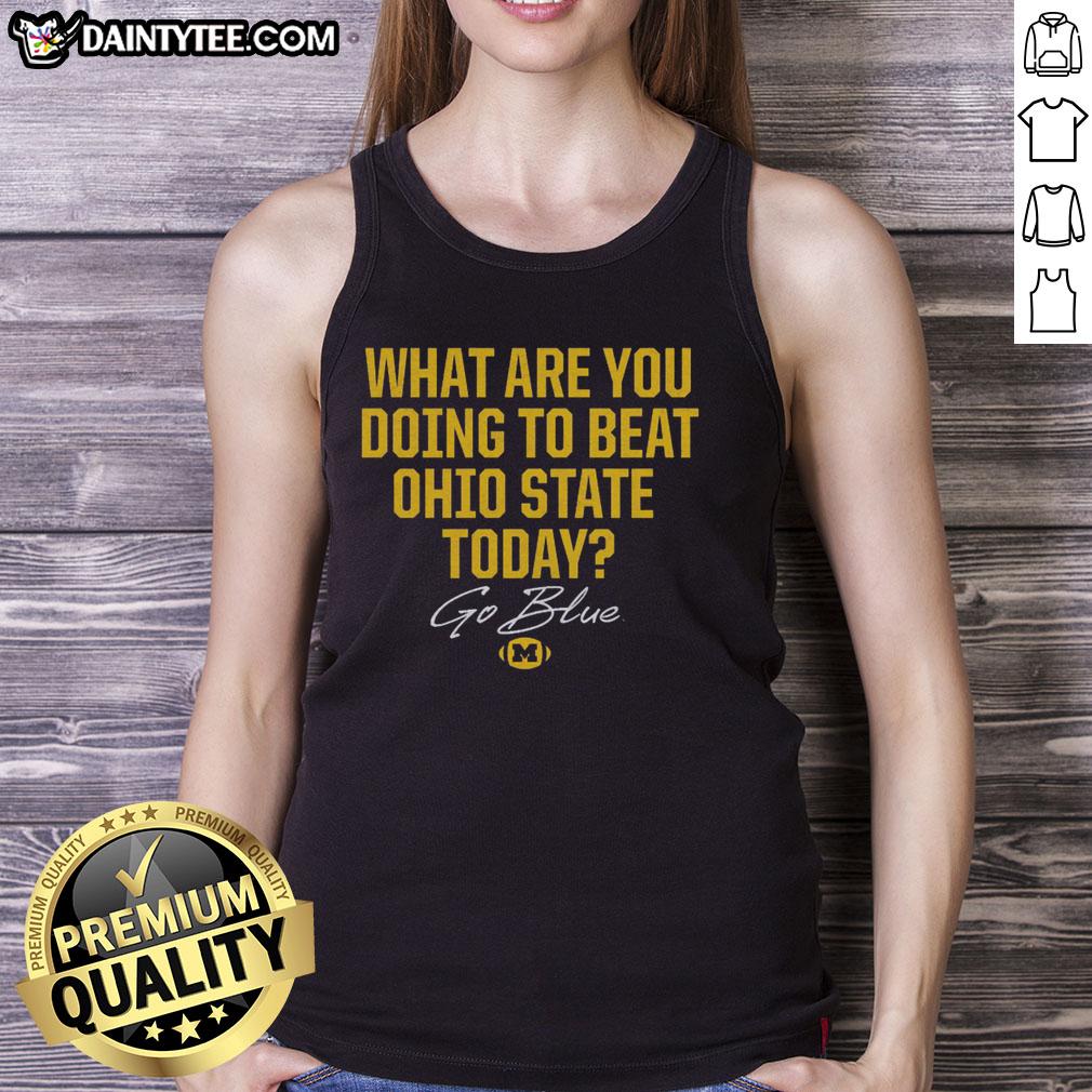nice-michigan-beat-ohio-state-the-game-quote-tank-top Nice Michigan Beat Ohio State The Game Quote Tank Top featuring bold graphics celebrating the iconic rivalry.