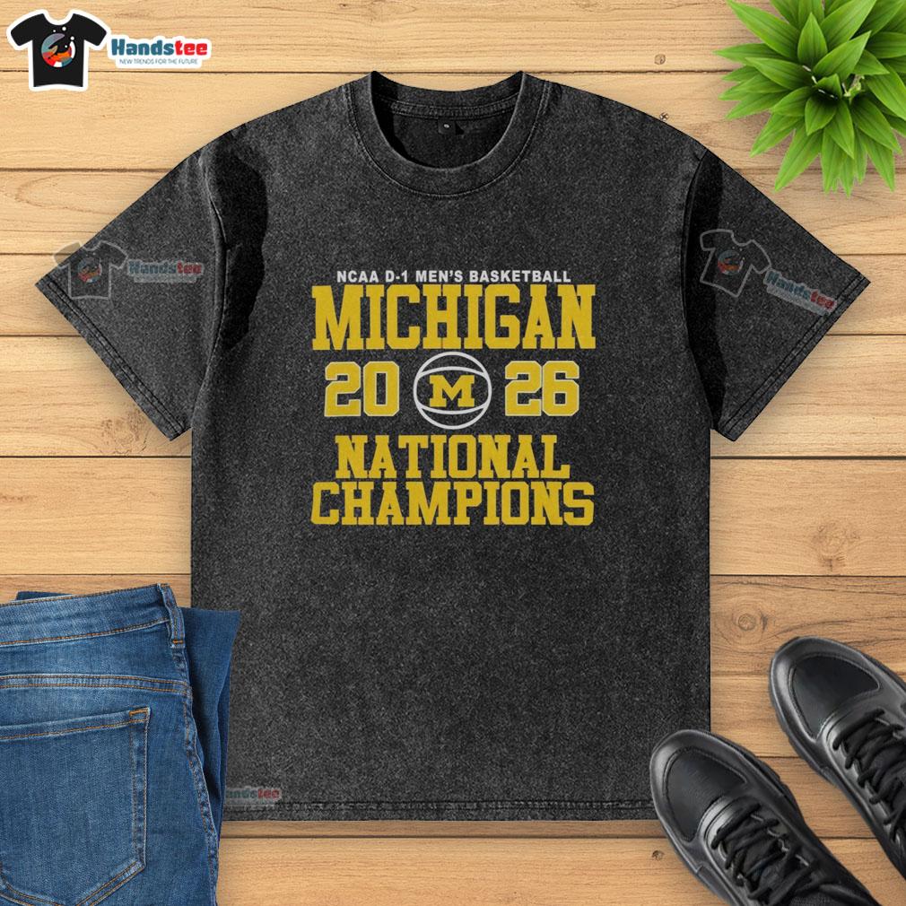 nice-michigan-mens-basketball-2025-2026-national-champions-washed-t-shirt Nice Michigan Men's Basketball 2025-2026 National Champions washed t-shirt featuring team colors and logo design.