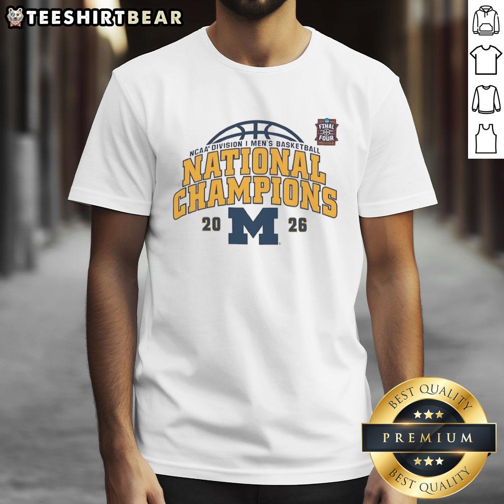 nice-michigan-wolverines-2026-ncaa-division-i-mens-basketball-national-champions-t-shirt-1 Nice Michigan Wolverines 2026 NCAA Division I Men's Basketball National Champions T-Shirt in blue and maize colors.