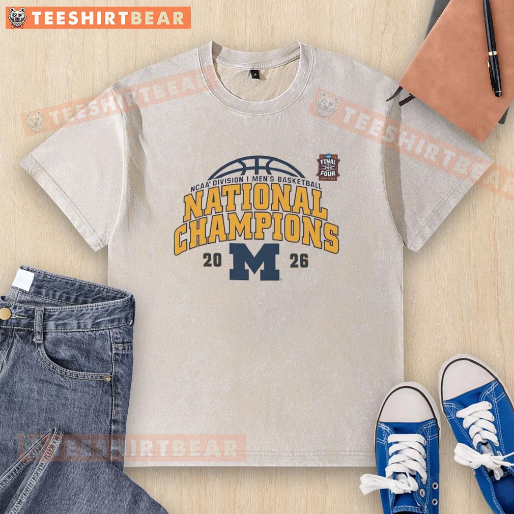 nice-michigan-wolverines-2026-ncaa-division-i-mens-basketball-national-champions-washed-t-shirt Nice Michigan Wolverines 2026 NCAA Division I Men's Basketball National Champions washed t-shirt in blue and maize.
