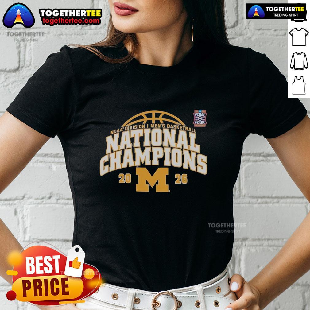 Nice Michigan Wolverines Ncaa Division I Men's Basketball National Champions Final Four Vintage Ladies-Tee Vintage ladies tee featuring Nice Michigan Wolverines NCAA Division I Men's Basketball National Champions Final Four design.