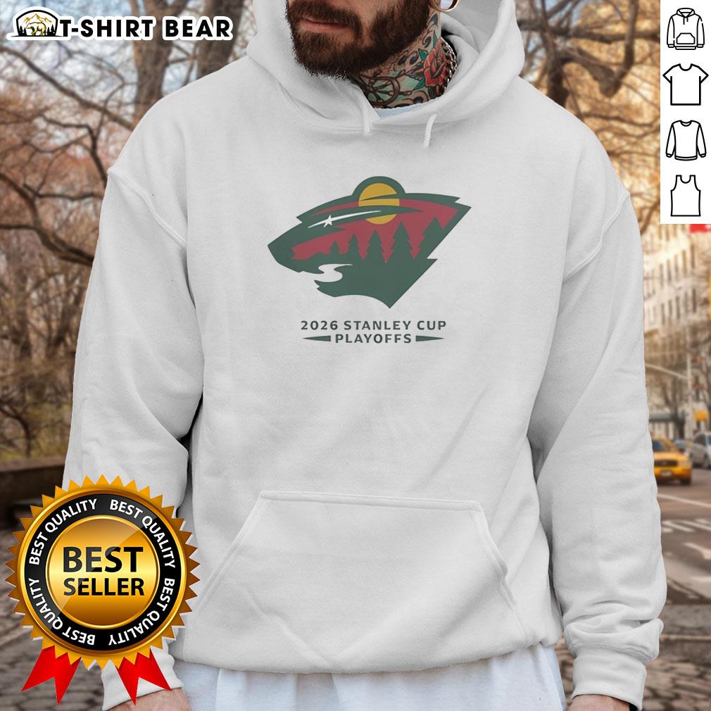 Nice Minnesota Wild Nhl 2026 Stanley Cup Playoffs Hoodie Nice Minnesota Wild NHL 2026 Stanley Cup Playoffs hoodie featuring team logo and vibrant colors, perfect for fans.