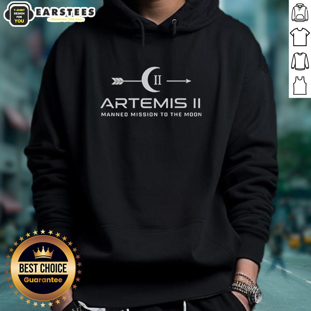nice-nasa-artemis-ii-manned-mission-to-the-moon-hoodie Alt Text: Cozy hoodie featuring the NASA Artemis II mission logo, perfect for fans of the manned mission to the Moon.