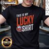Nice New York Islanders 'This Is My Lucky' T-Shirt featuring bold team colors and logo, perfect for game day.