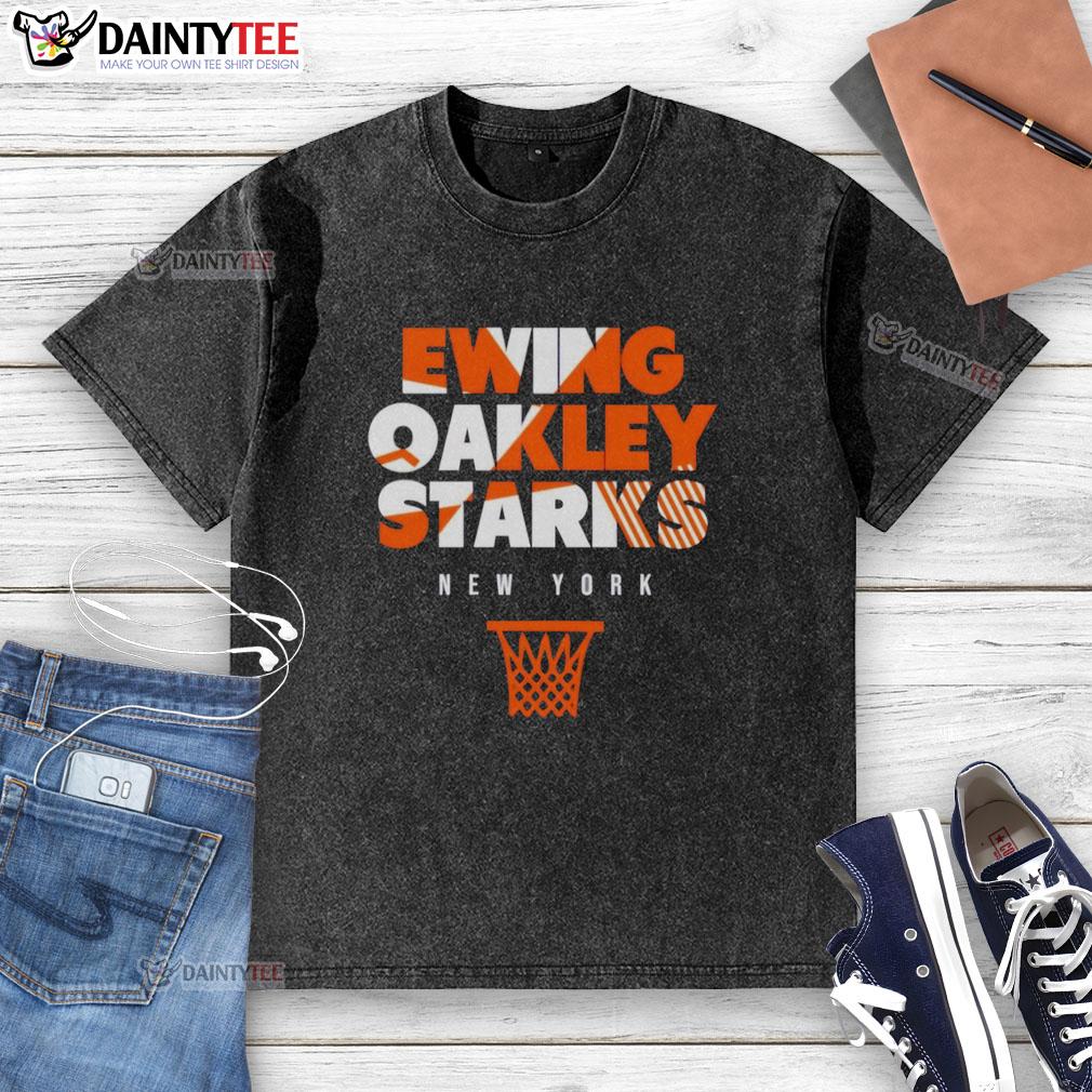 nice-new-york-knicks-ewing-oakley-starks-throwback-basketball-washed-t-shirt Vintage New York Knicks throwback t-shirt featuring Ewing, Oakley, and Starks, perfect for basketball fans.