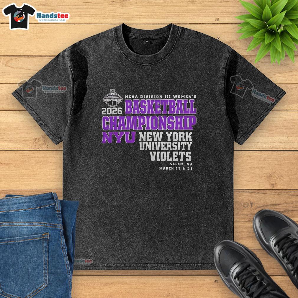 nice-new-york-university-violets-2026-ncaa-division-iii-womens-basketball-final-championship-washed-t-shirt Nice New York University Violets 2026 NCAA Division III Women's Basketball Final Championship washed t-shirt for fans.