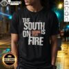 Alt Text: Nice Norma Jean The South Is On Fire T-Shirt featuring bold graphics and vibrant colors, perfect for music fans.