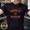 Alt Text: Nice Owen Tippett 74 Philadelphia Flyers T-Shirt featuring vibrant team colors and stylish design for fans.