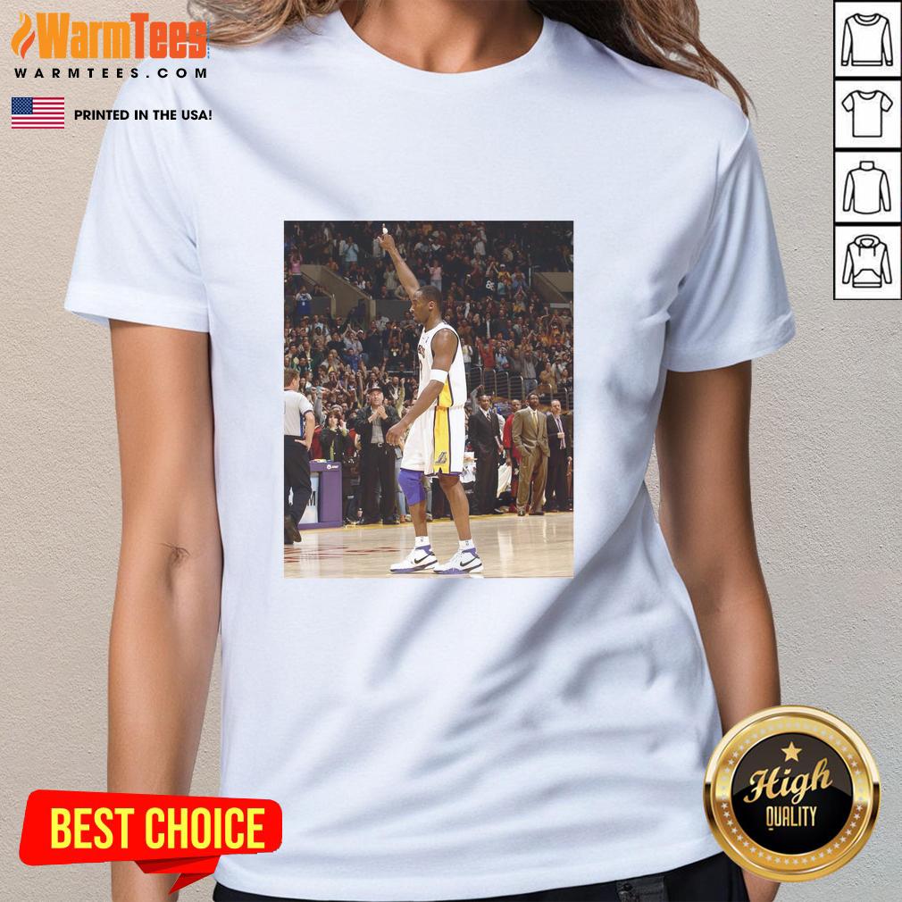 nice-pau-gasol-wearing-kobe-bryant-ladies-tee Pau Gasol wearing a Kobe Bryant ladies tee, showcasing his style and honoring the Lakers legend in a vibrant setting.