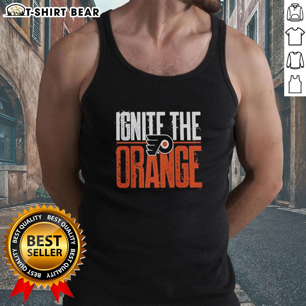 Nice Philadelphia Flyers Ignite The Orange 2026 Stanley Cup Playoffs Tank Top Philadelphia Flyers Ignite the Orange tank top for 2026 Stanley Cup Playoffs, showcasing team spirit and style.