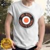 Alt Text: Nice Philadelphia Flyers One World Absolute Cinema T-Shirt featuring team logo and vibrant design, perfect for fans.