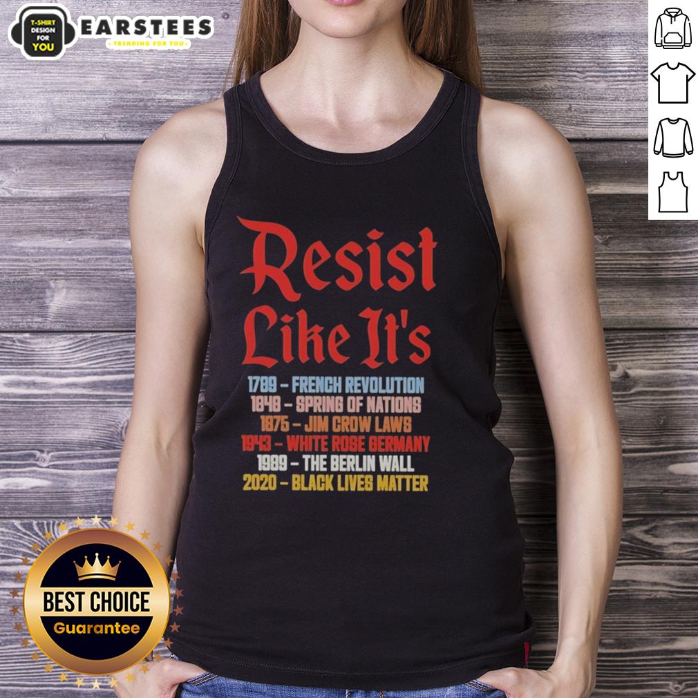 nice-resist-like-its-2789-1848-1875-1943-1989-2020-tank-top Stylish Nice Resist tank top featuring bold design, perfect for casual wear and making a statement.