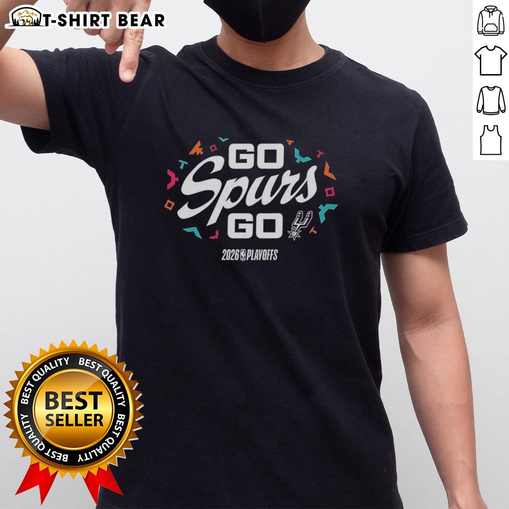 Nice San Antonio Go Spurs Go 2026 Nba Playoffs T Shirt Nice San Antonio Go Spurs Go 2026 NBA Playoffs T-Shirt featuring vibrant team colors and logo for passionate Spurs fans.