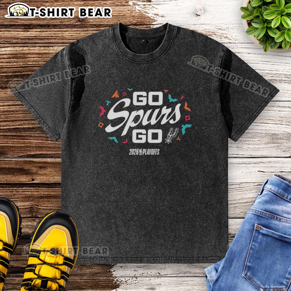 Nice San Antonio Go Spurs Go 2026 Nba Playoffs Washed T Shirt Nice San Antonio Go Spurs Go 2026 NBA Playoffs washed t-shirt showcasing team pride and playoff spirit.