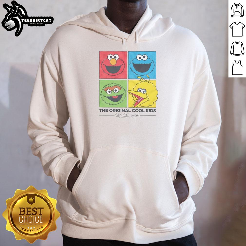 nice-sesame-street-the-original-cool-kids-since-1969-hoodie Cool kids hoodie featuring Sesame Street design, celebrating the iconic show's legacy since 1969.