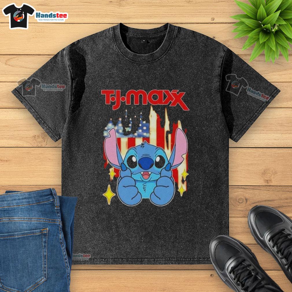 nice-stitch-like-tj-maxx-usa-flag-washed-t-shirt Stylish TJ Maxx USA flag washed t-shirt with nice stitch details, perfect for casual summer wear.