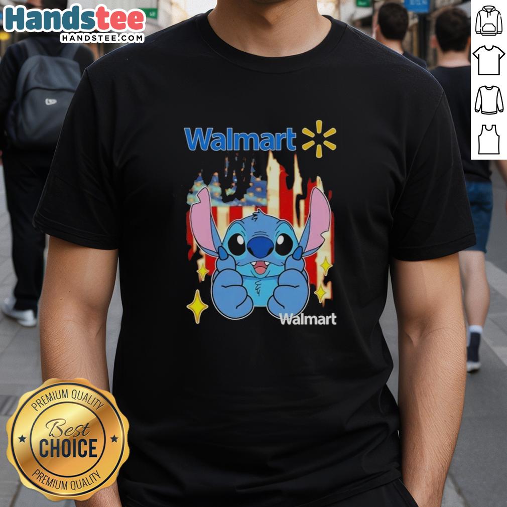 nice-stitch-like-walmart-usa-flag-t-shirt Nice Stitch Like Walmart USA Flag T-Shirt featuring vibrant colors and a stylish design for patriotic wear.