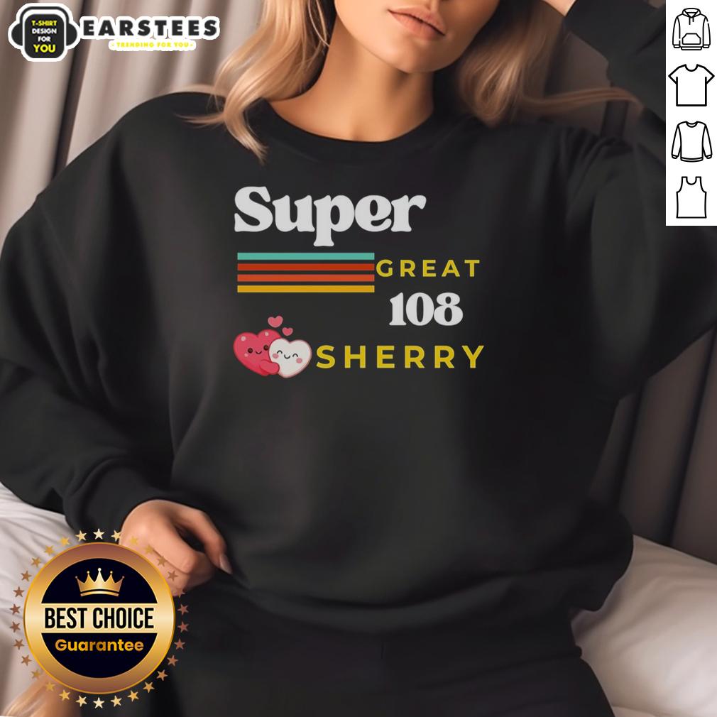 nice-super-great-108-sherry-retro-sweatshirt Nice Super Great 108 Sherry Retro Sweatshirt in vibrant colors, showcasing a trendy retro design perfect for casual wear.