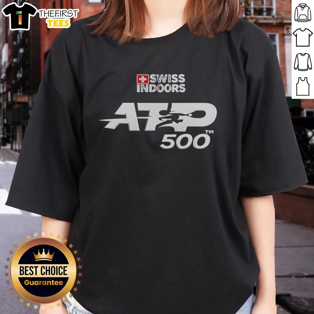 nice-swiss-indoors-basel-atp-500-ladies-tee Nice Swiss Indoors Basel ATP 500 Ladies Tee displayed on a mannequin, showcasing vibrant colors and stylish design.