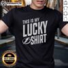 Nice Tampa Bay Lightning This Is My Lucky T-Shirt featuring bold team colors and logo, perfect for hockey fans.