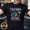 Nice Tecmo Bowl X Topps Chrome Jaguars Travis Hunter T-Shirt featuring vibrant graphics and a stylish design for fans.