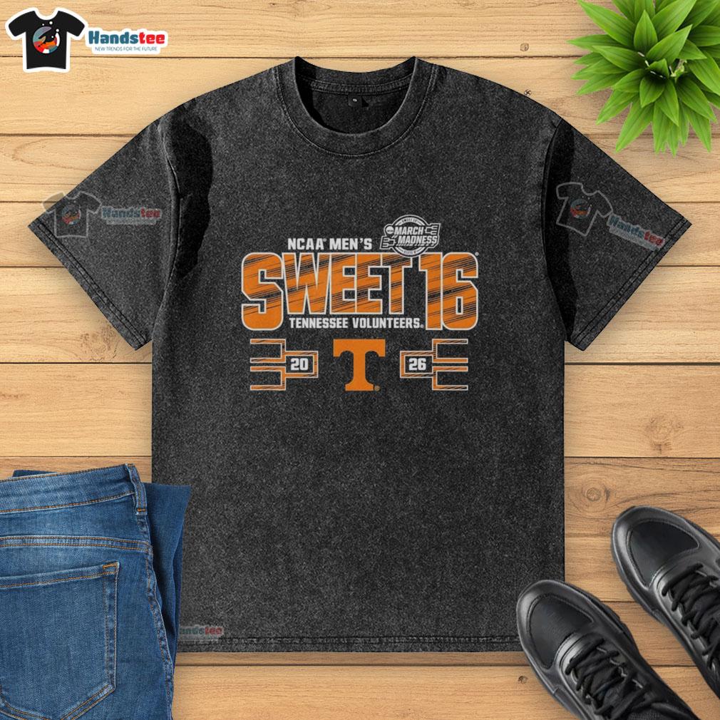 nice-tennessee-volunteers-ncaa-mens-sweet-16-2026-mens-march-madness-washed-t-shirt Nice Tennessee Volunteers NCAA Men's Sweet 16 2026 March Madness washed t-shirt, featuring bold team graphics and vibrant colors.