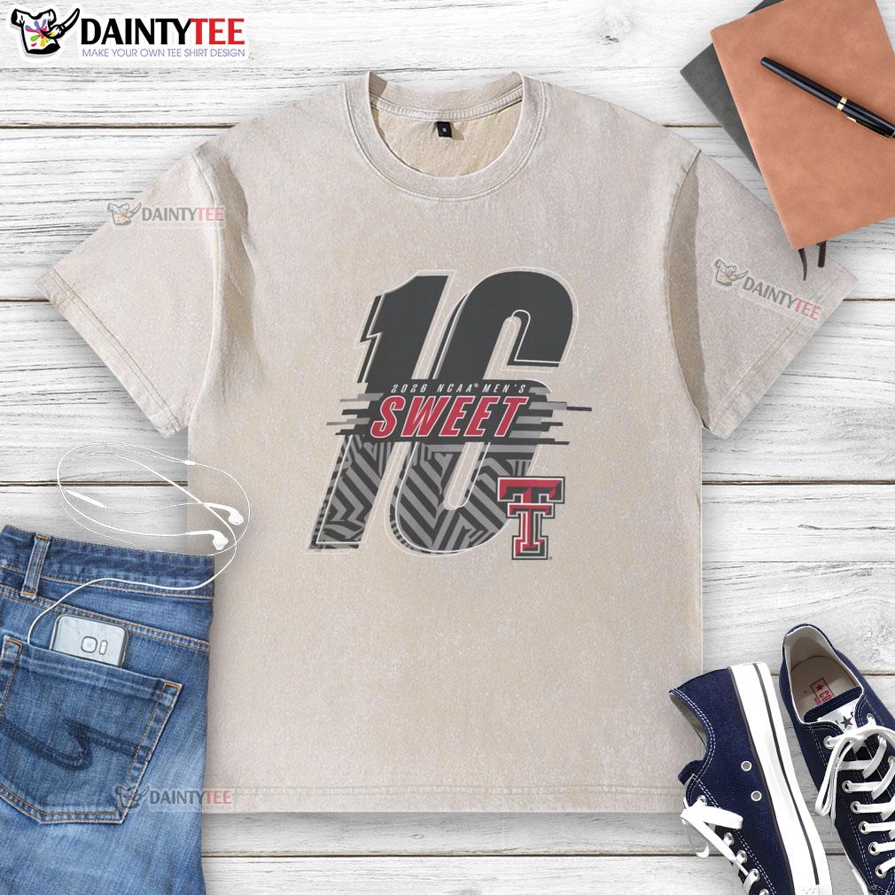 nice-texas-tech-red-raiders-2026-ncaa-mens-basketball-sweet-16-washed-t-shirt Nice Texas Tech Red Raiders 2026 NCAA Men's Basketball Sweet 16 washed t-shirt in red, perfect for fans and casual wear.