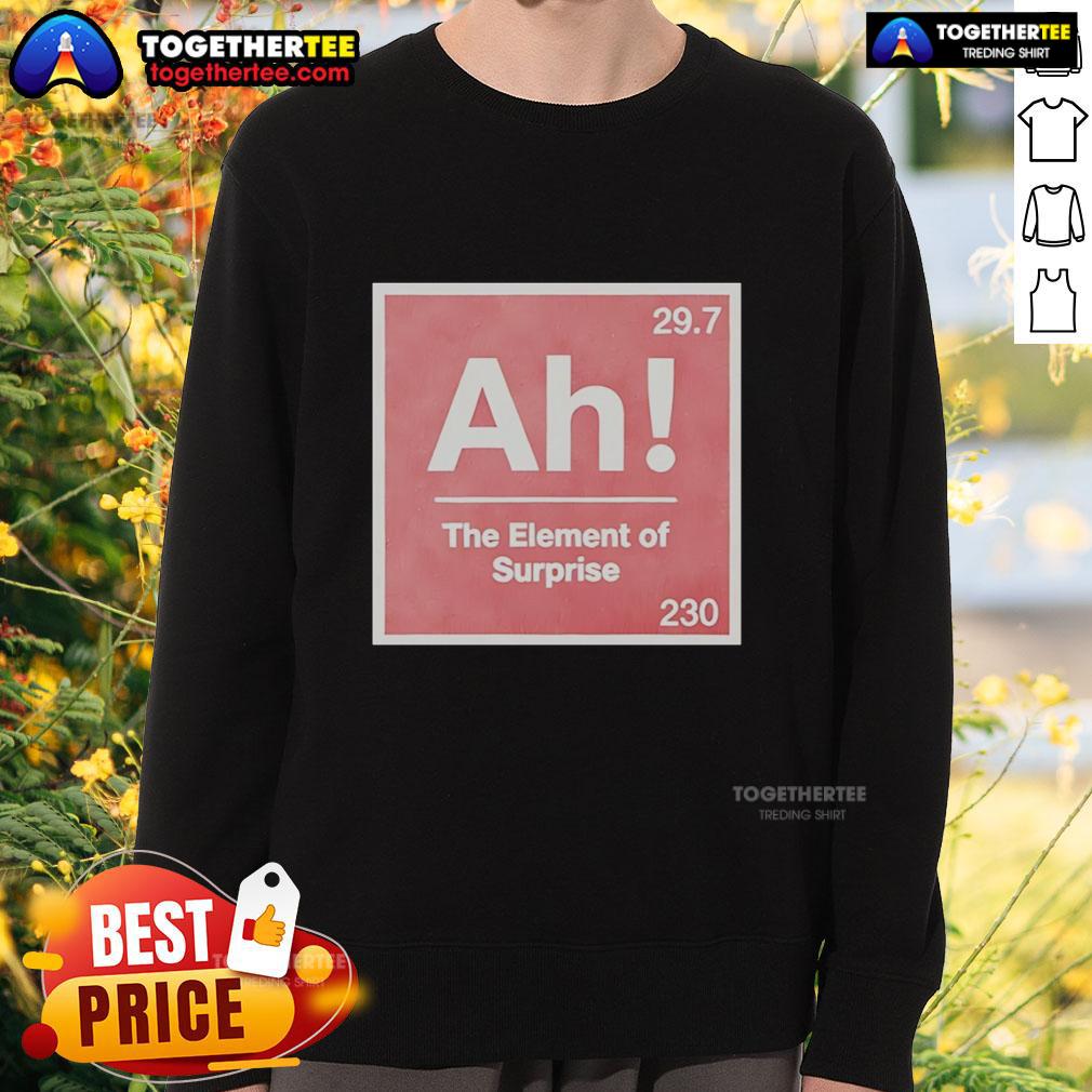 Nice The Element Of Surprise 230 Ah 29 7 Sci Fi Movie Sweatshirt Nice-The-Element-Of-Surprise-230-Ah-29-7 Sci-Fi Movie sweatshirt featuring vibrant graphic design and soft fabric.