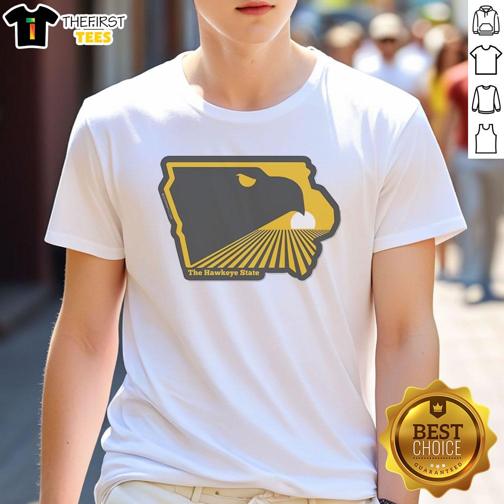 nice-the-hawkeye-state-iowa-t-shirt Nice The Hawkeye State Iowa T-Shirt featuring a stylish design celebrating Iowa pride and culture.