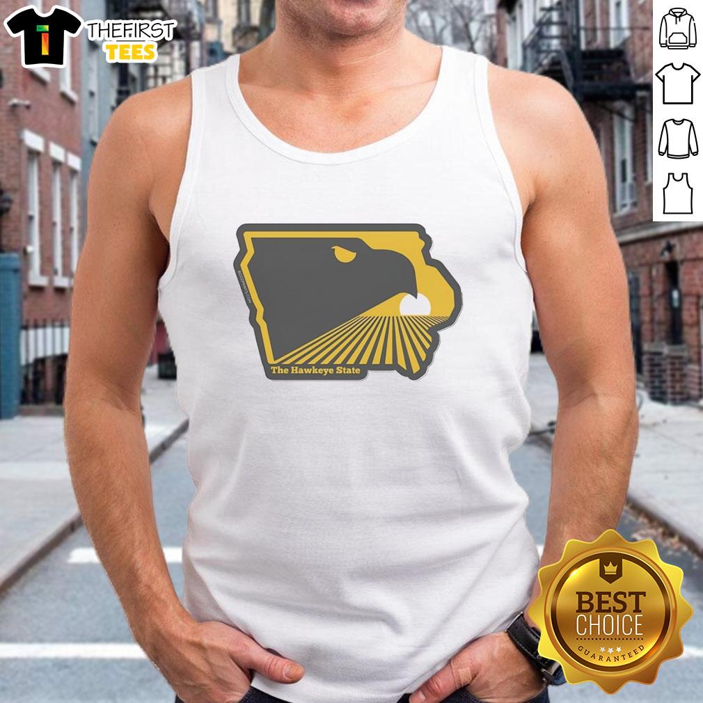 nice-the-hawkeye-state-iowa-tank-top Nice The Hawkeye State Iowa tank top featuring a stylish design celebrating Iowa pride and fashion for casual wear.