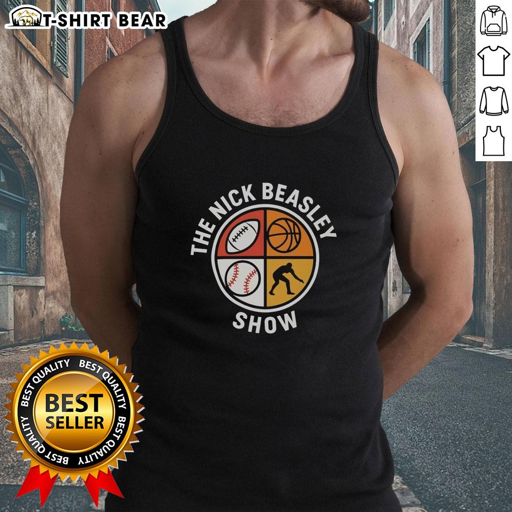 Nice The Nick Beasley Show Logo Tank Top Nice The Nick Beasley Show logo tank top featuring vibrant graphics and a trendy design for fans of the show.